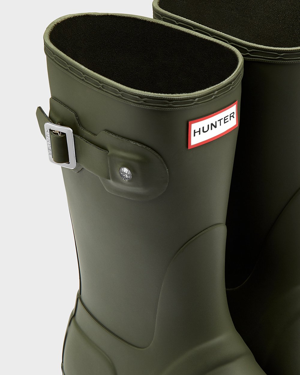 Women Hunter Original | Short Rain Boots Dark Olive | NZ-93456-RLVF